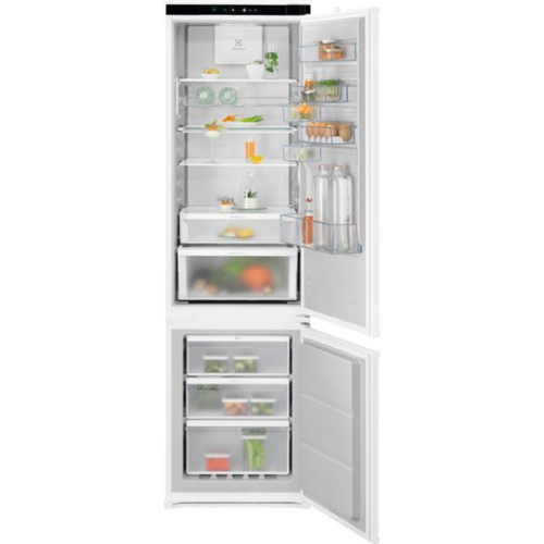 Electrolux Serie 700 ENP7MD19S - Frigorifero/congelatore - Freezer inferiore - da incasso - nicchia - larghezza: 56 cm - prof. 55 cm - altezza: 189.4 cm - 269 litri - Classe D - bianco